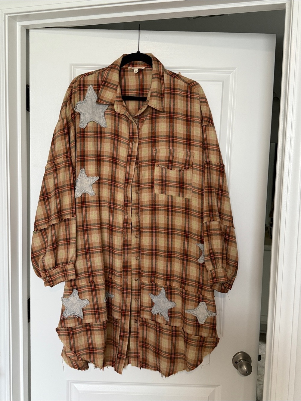 Blue Violet Long Flannel
